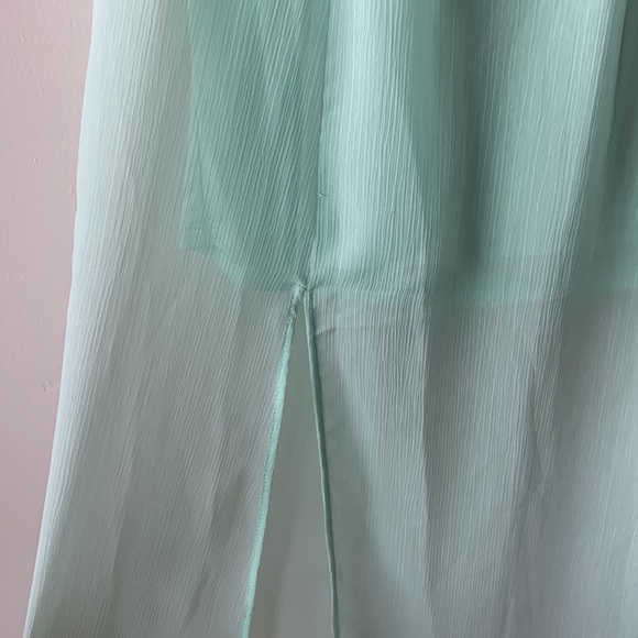 Express chiffon double slit maxi skirt (NWOT) - Picture 3 of 3